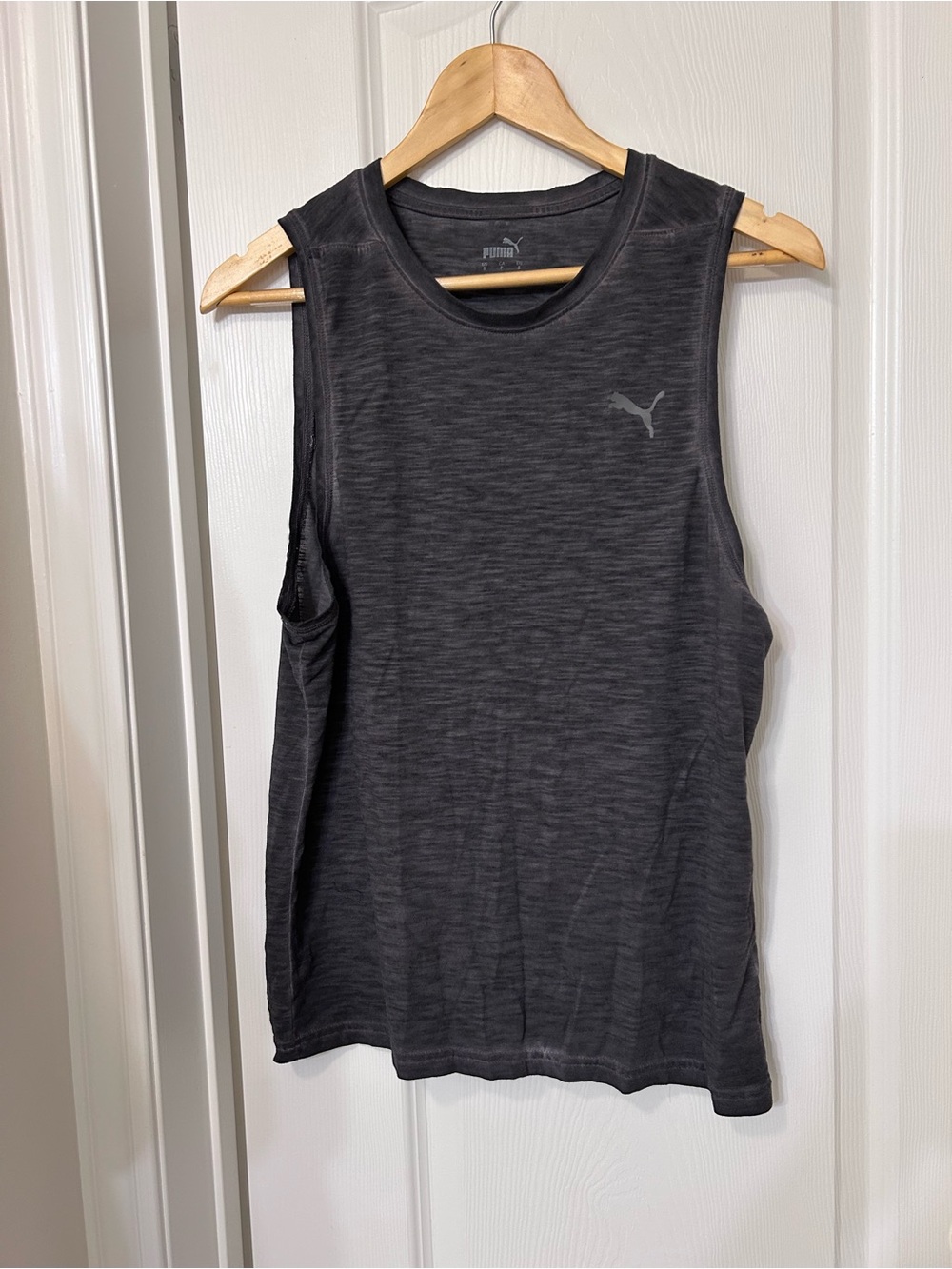 PUMA Men’s Dark Grey Sleeveless Athletic Tank